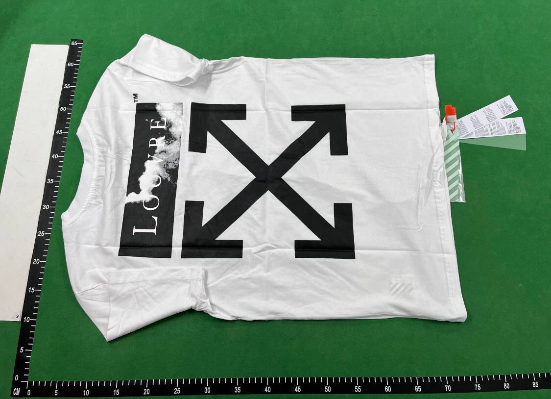  OW Off-white Corteit Suits T-Shirts & Palm Angels shorts Tee -3