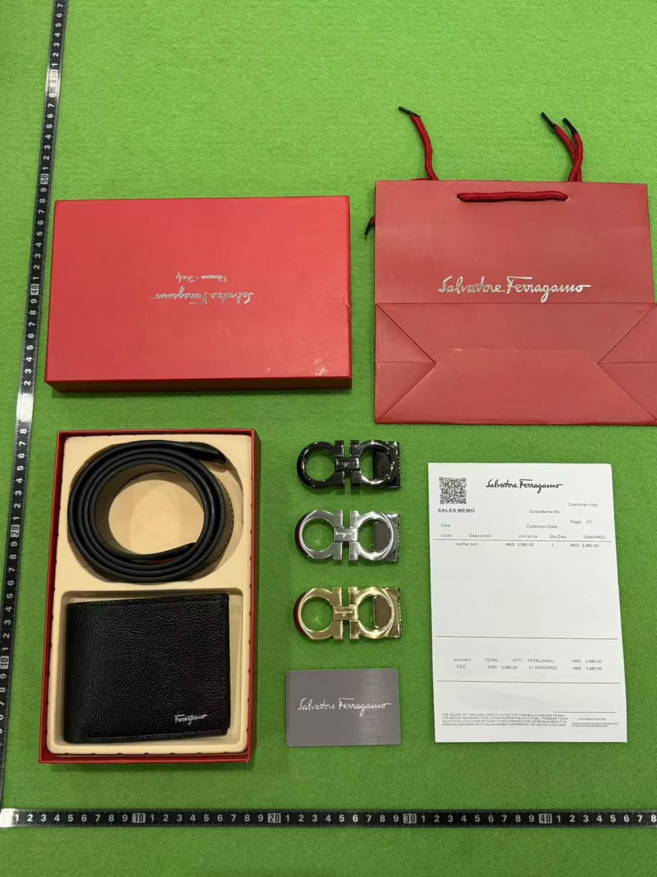 Brand belt wallet gift box -3