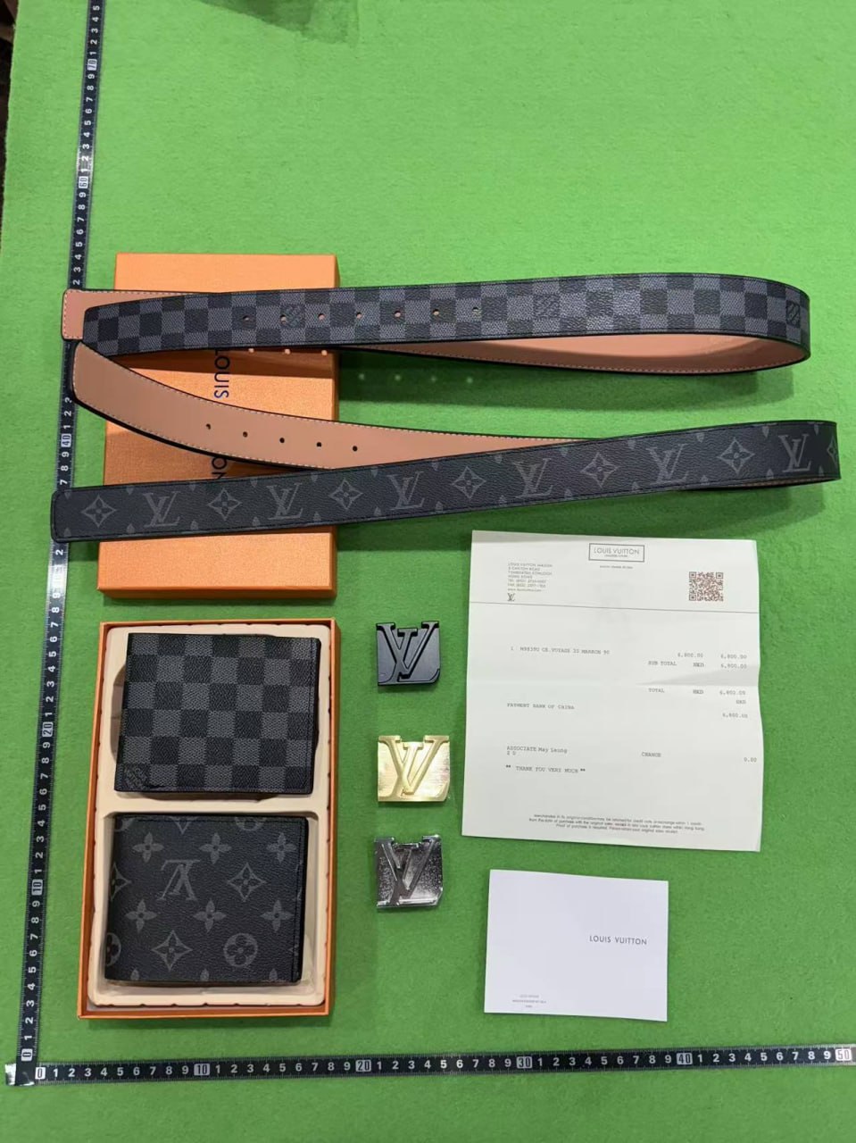 Brand belt wallet gift box -4