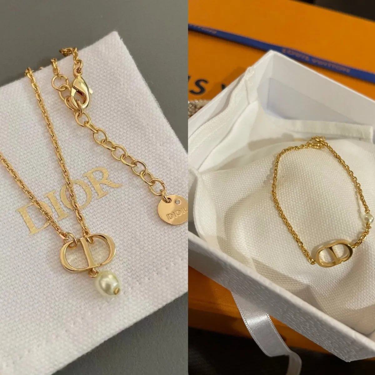 Dior bracelet necklace -3