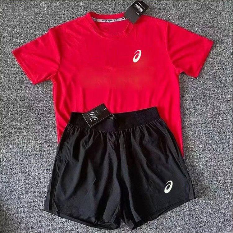 ASICS T-shirt Suit Shorts Shor