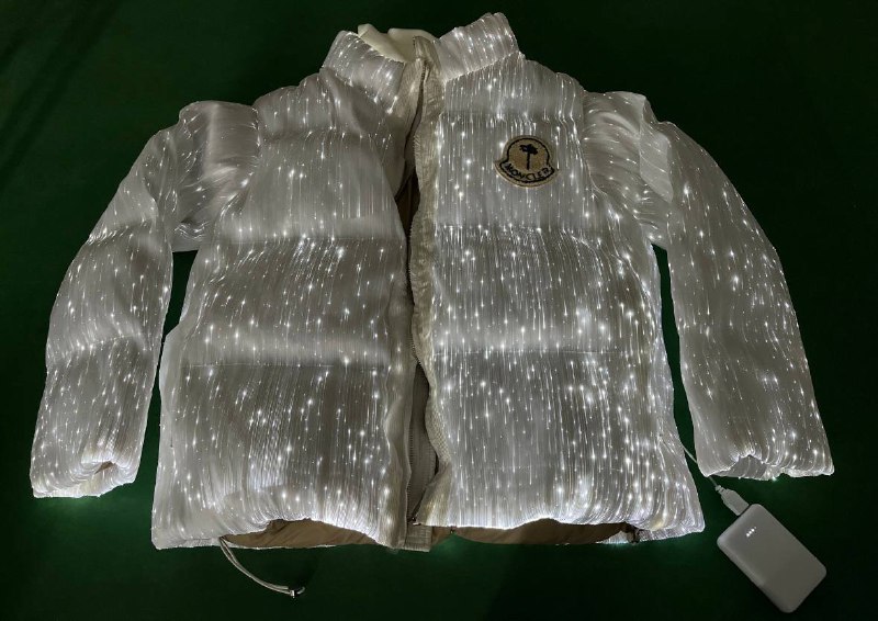 Fashion luminous down jacket -3