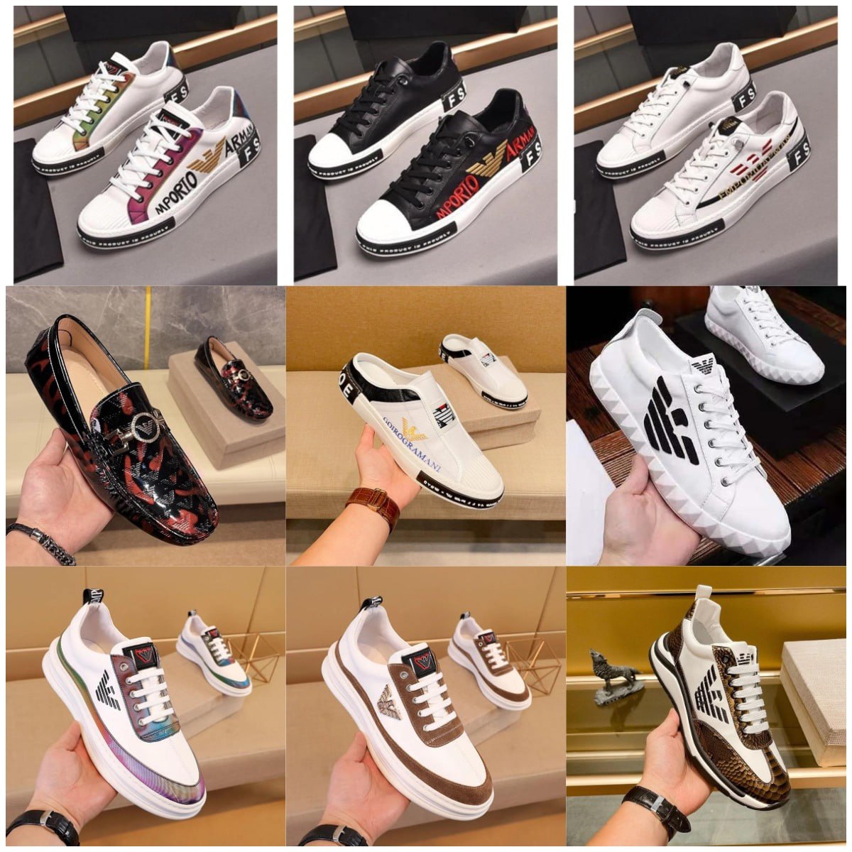EA7   armani  shoes
