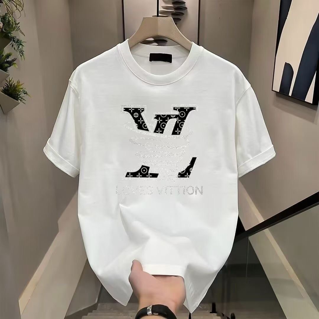LV niche ins style short sleeved shirt -3