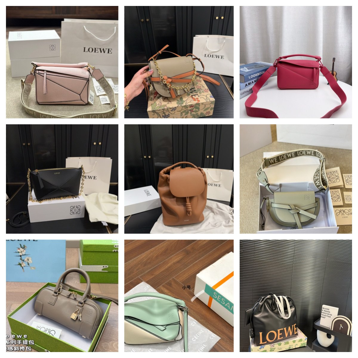 lacoste and loewe bags