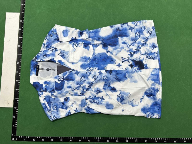 LV Louis Vuitton shorts suit amiri Gucci Balenciaga short-sleeved shirt -2