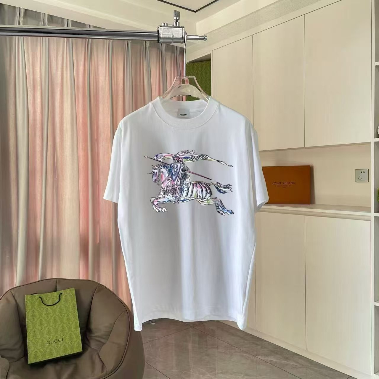 Burberry warhorse short sleeved shirt -2