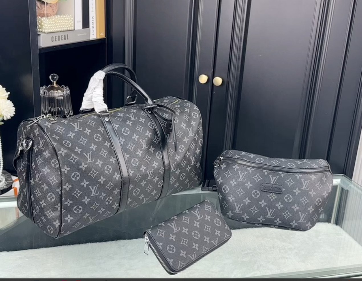 Burberry/Lv Three-piece set -3