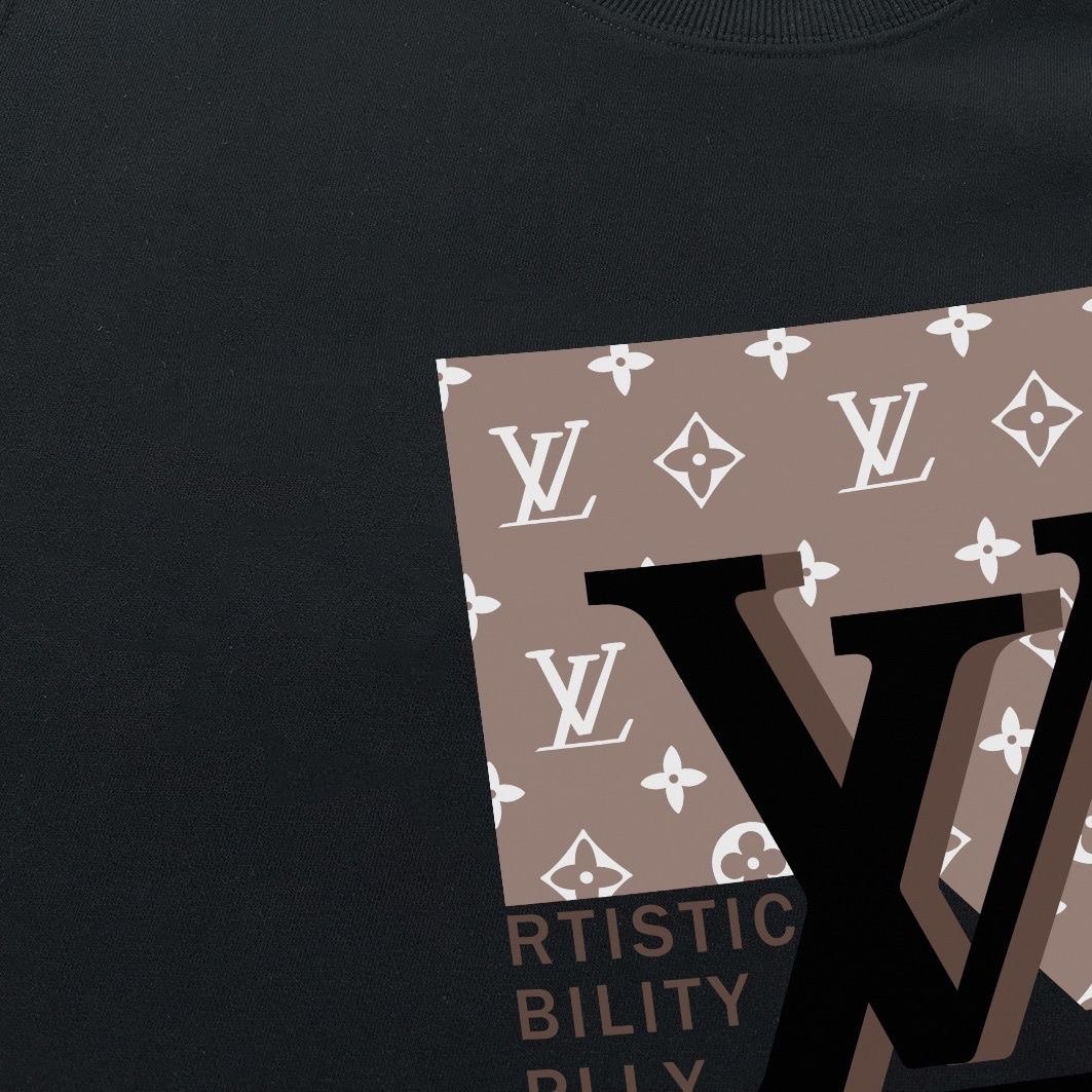 LV short sleeved shirt -3